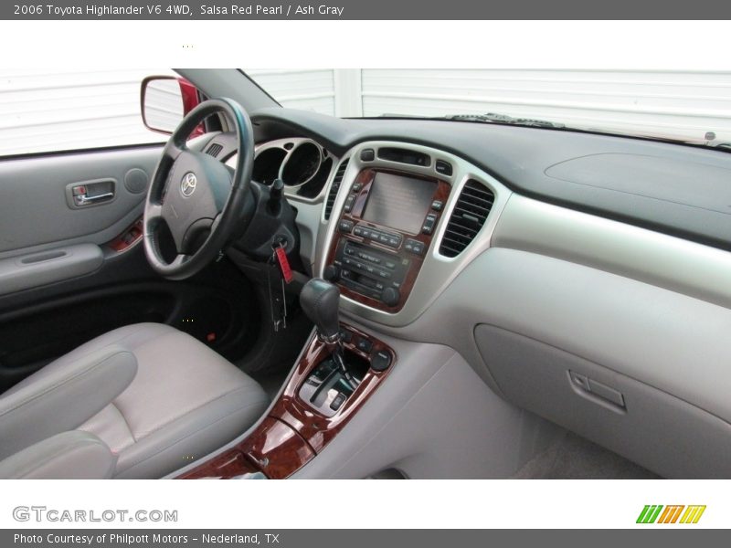 Salsa Red Pearl / Ash Gray 2006 Toyota Highlander V6 4WD