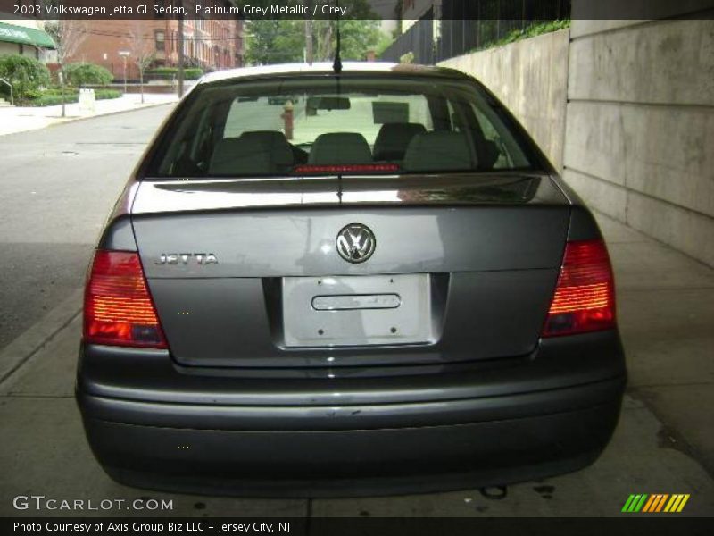 Platinum Grey Metallic / Grey 2003 Volkswagen Jetta GL Sedan