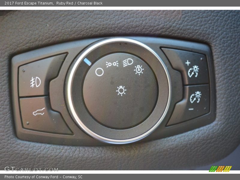 Ruby Red / Charcoal Black 2017 Ford Escape Titanium