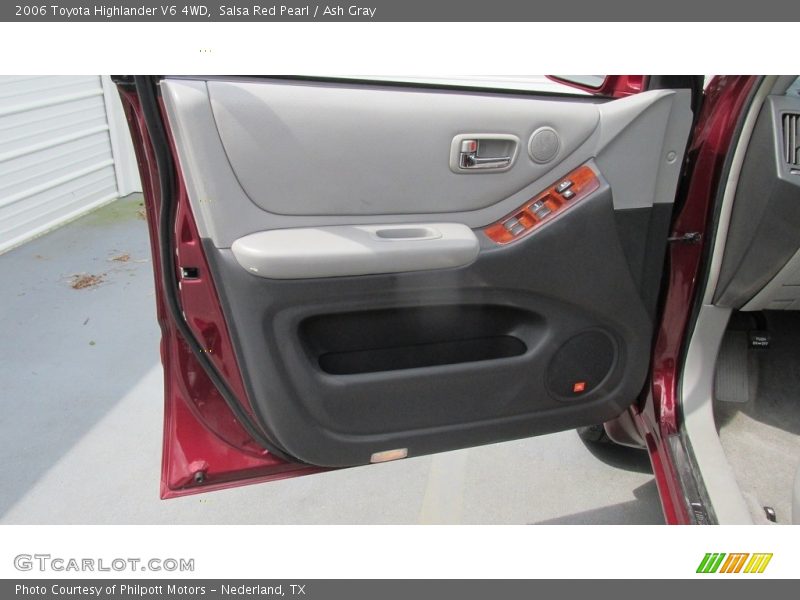 Salsa Red Pearl / Ash Gray 2006 Toyota Highlander V6 4WD