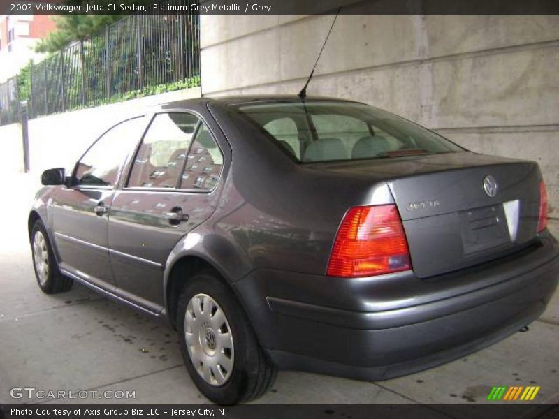 Platinum Grey Metallic / Grey 2003 Volkswagen Jetta GL Sedan