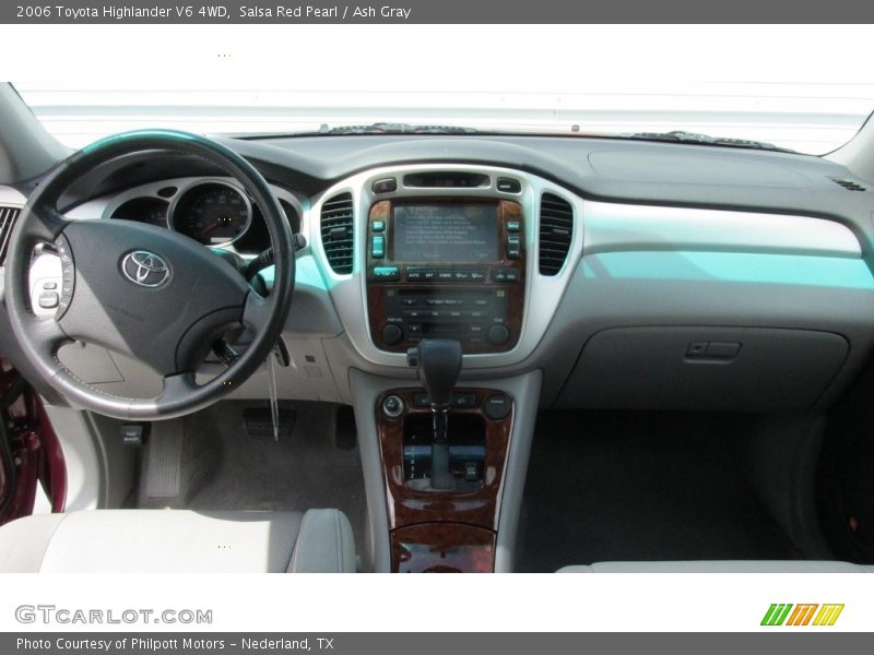 Salsa Red Pearl / Ash Gray 2006 Toyota Highlander V6 4WD