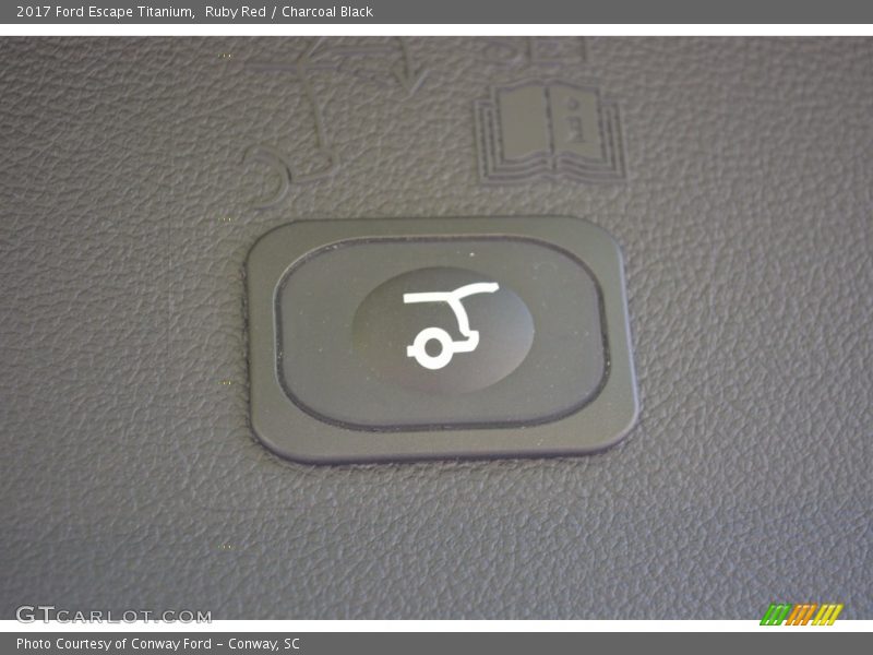 Ruby Red / Charcoal Black 2017 Ford Escape Titanium