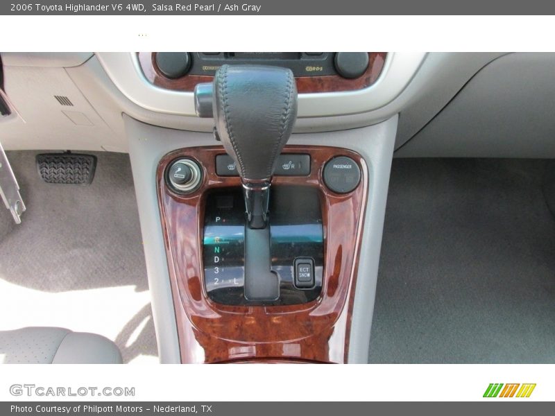 Salsa Red Pearl / Ash Gray 2006 Toyota Highlander V6 4WD