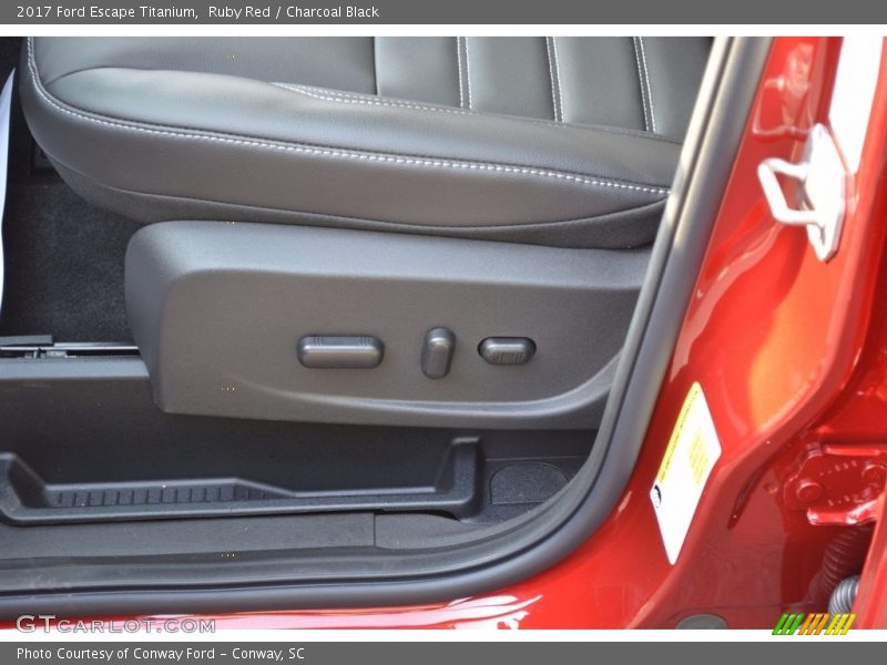 Ruby Red / Charcoal Black 2017 Ford Escape Titanium