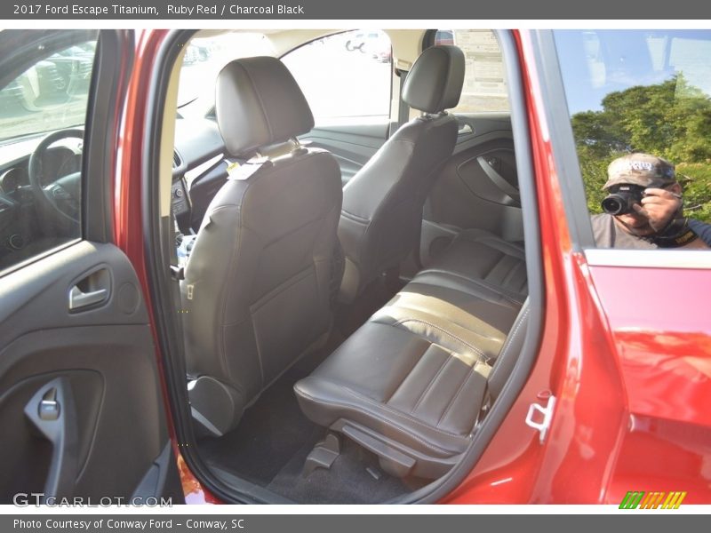 Ruby Red / Charcoal Black 2017 Ford Escape Titanium