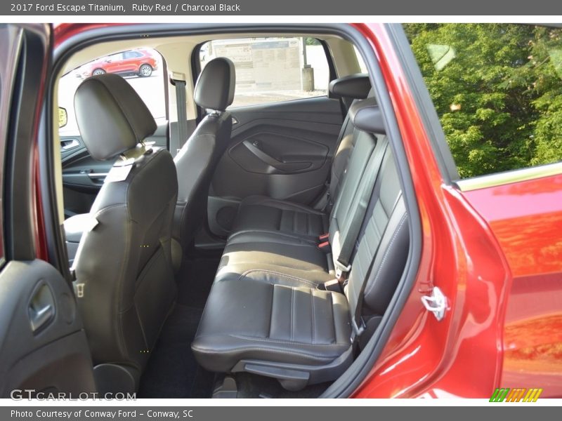 Ruby Red / Charcoal Black 2017 Ford Escape Titanium