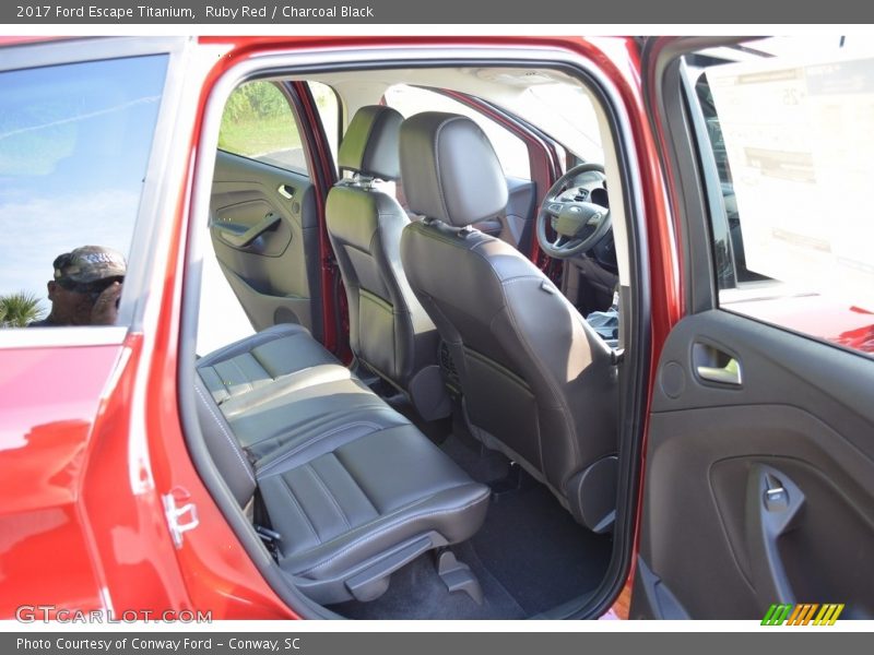 Ruby Red / Charcoal Black 2017 Ford Escape Titanium