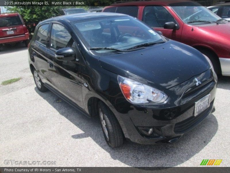 Mystic Black / Black 2015 Mitsubishi Mirage ES