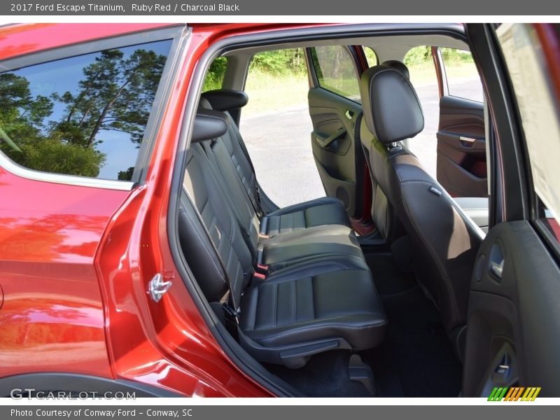 Ruby Red / Charcoal Black 2017 Ford Escape Titanium