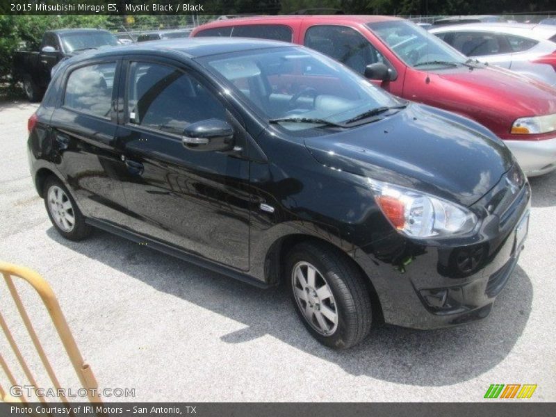 Mystic Black / Black 2015 Mitsubishi Mirage ES