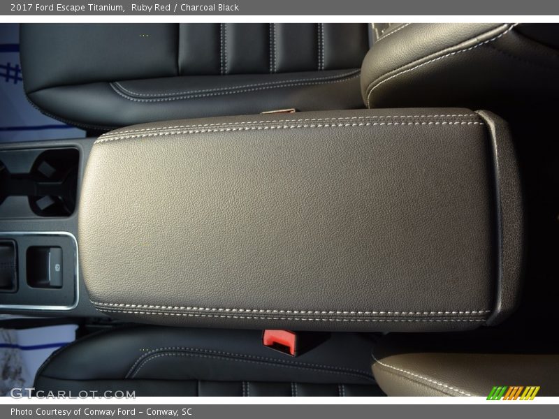 Ruby Red / Charcoal Black 2017 Ford Escape Titanium