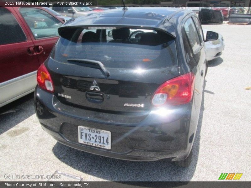 Mystic Black / Black 2015 Mitsubishi Mirage ES