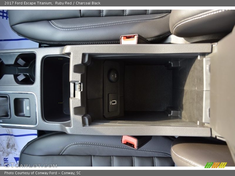 Ruby Red / Charcoal Black 2017 Ford Escape Titanium