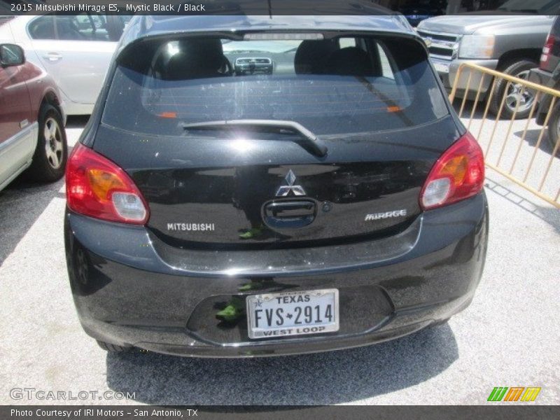 Mystic Black / Black 2015 Mitsubishi Mirage ES