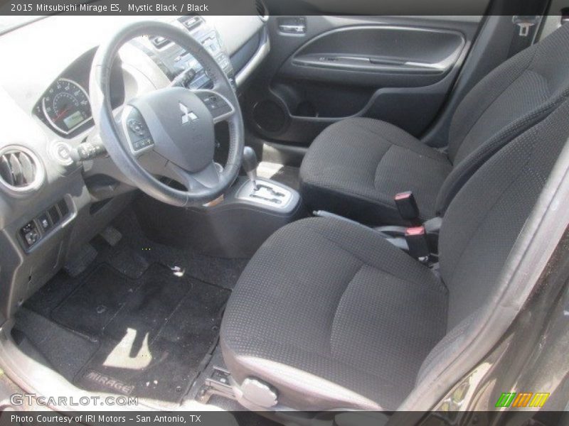 Mystic Black / Black 2015 Mitsubishi Mirage ES