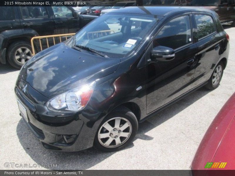 Mystic Black / Black 2015 Mitsubishi Mirage ES