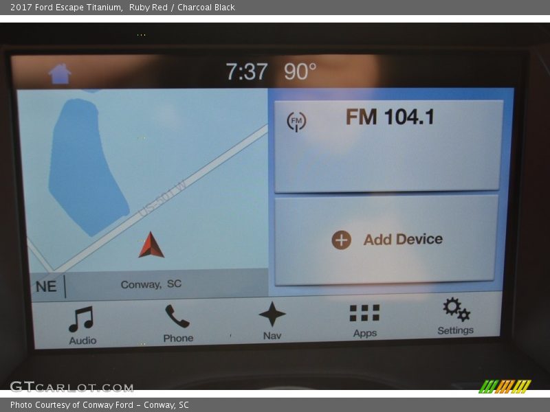 Ruby Red / Charcoal Black 2017 Ford Escape Titanium