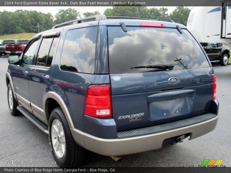 Dark Blue Pearl Metallic / Medium Parchment 2004 Ford Explorer Eddie Bauer 4x4