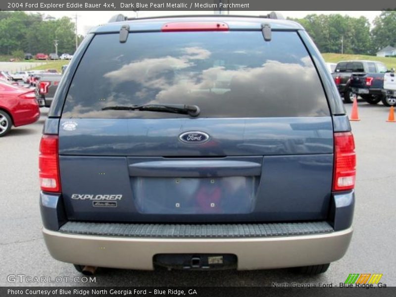 Dark Blue Pearl Metallic / Medium Parchment 2004 Ford Explorer Eddie Bauer 4x4