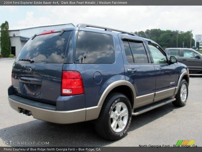 Dark Blue Pearl Metallic / Medium Parchment 2004 Ford Explorer Eddie Bauer 4x4