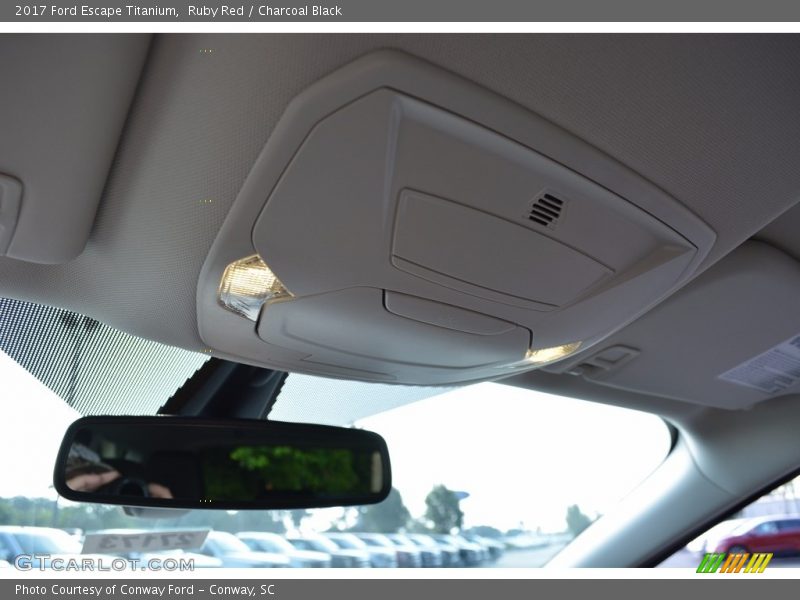 Ruby Red / Charcoal Black 2017 Ford Escape Titanium