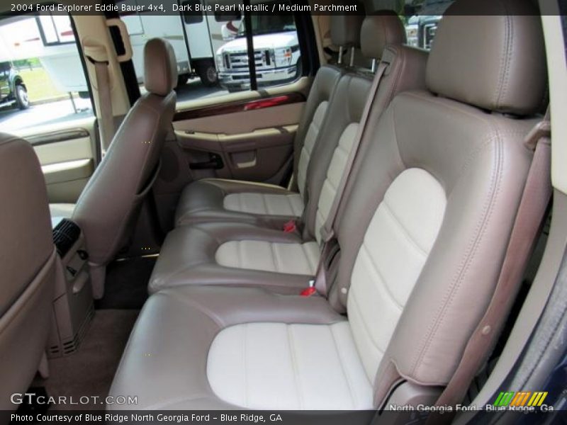 Dark Blue Pearl Metallic / Medium Parchment 2004 Ford Explorer Eddie Bauer 4x4