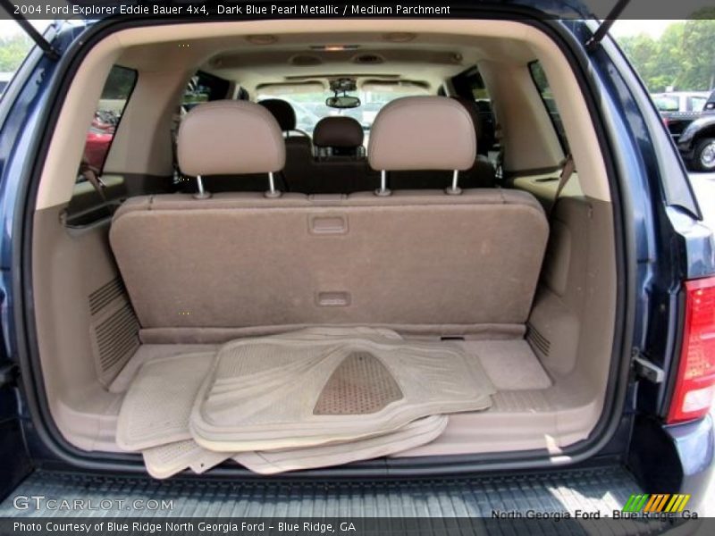 Dark Blue Pearl Metallic / Medium Parchment 2004 Ford Explorer Eddie Bauer 4x4