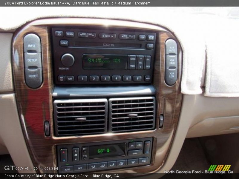 Dark Blue Pearl Metallic / Medium Parchment 2004 Ford Explorer Eddie Bauer 4x4