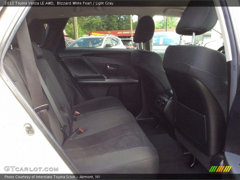 Blizzard White Pearl / Light Gray 2013 Toyota Venza LE AWD