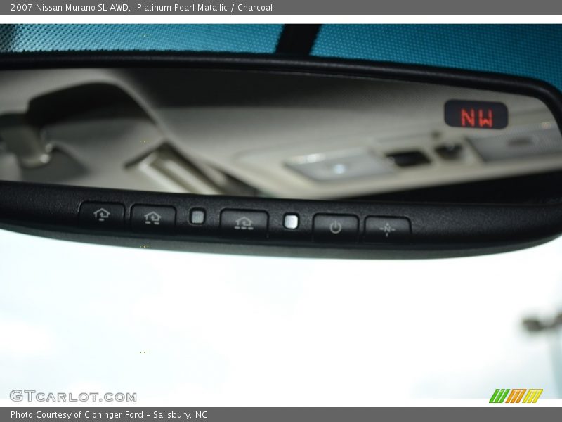 Platinum Pearl Matallic / Charcoal 2007 Nissan Murano SL AWD