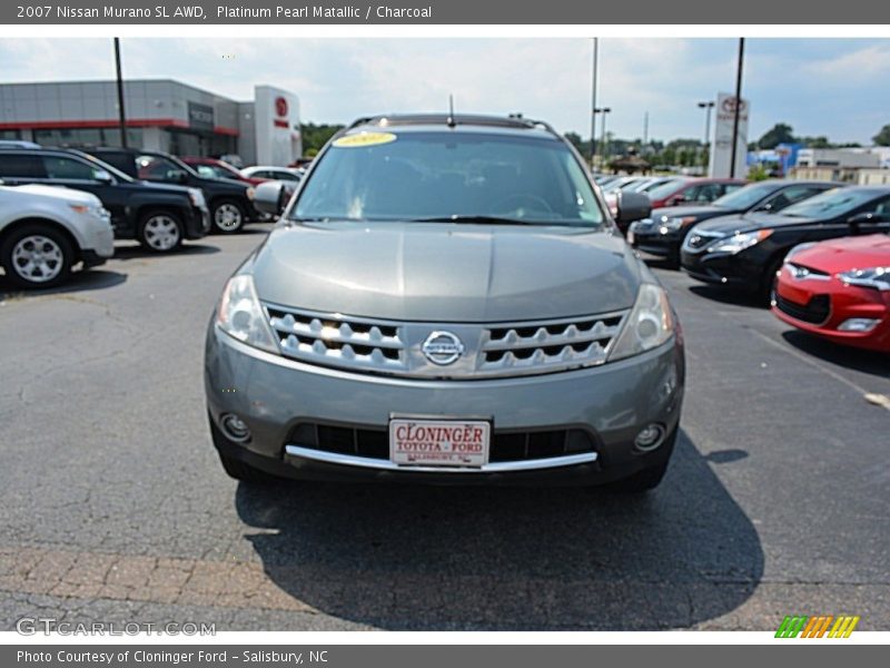 Platinum Pearl Matallic / Charcoal 2007 Nissan Murano SL AWD