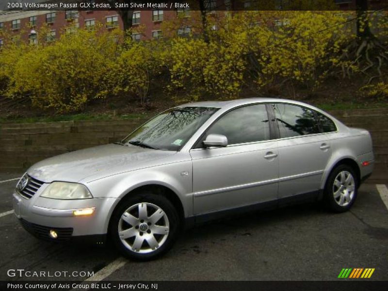 Satin Silver Metallic / Black 2001 Volkswagen Passat GLX Sedan