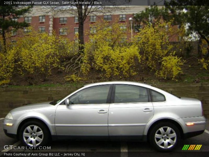 Satin Silver Metallic / Black 2001 Volkswagen Passat GLX Sedan