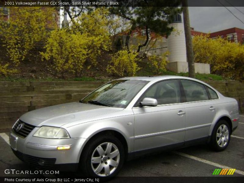 Satin Silver Metallic / Black 2001 Volkswagen Passat GLX Sedan