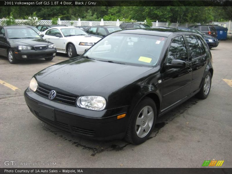 Black / Grey 2001 Volkswagen Golf GLS 1.8T 4 Door