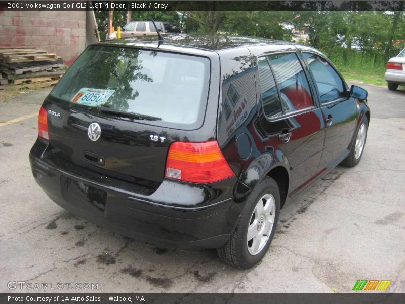 Black / Grey 2001 Volkswagen Golf GLS 1.8T 4 Door