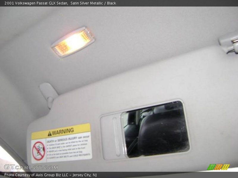 Satin Silver Metallic / Black 2001 Volkswagen Passat GLX Sedan