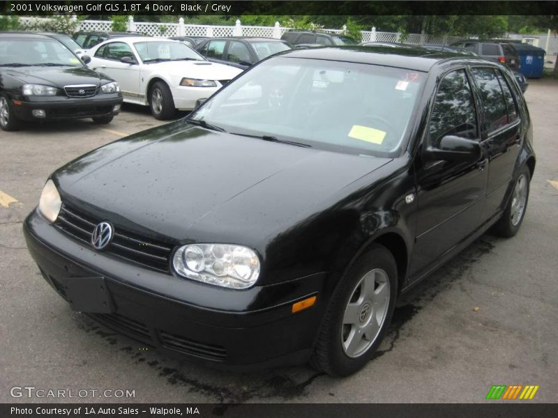Black / Grey 2001 Volkswagen Golf GLS 1.8T 4 Door