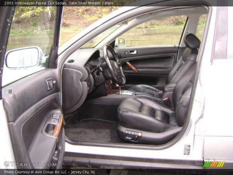Satin Silver Metallic / Black 2001 Volkswagen Passat GLX Sedan