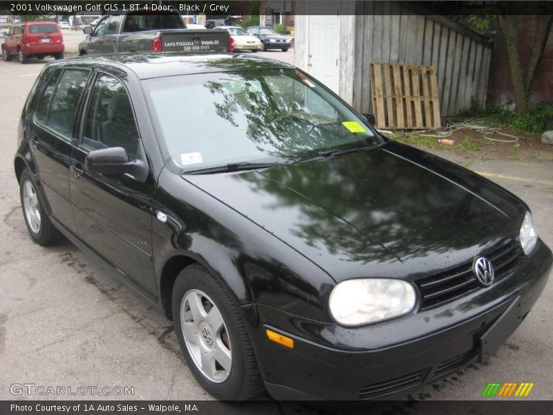 Black / Grey 2001 Volkswagen Golf GLS 1.8T 4 Door
