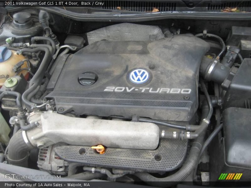 Black / Grey 2001 Volkswagen Golf GLS 1.8T 4 Door