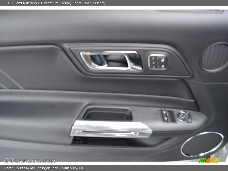 Ingot Silver / Ebony 2017 Ford Mustang GT Premium Coupe