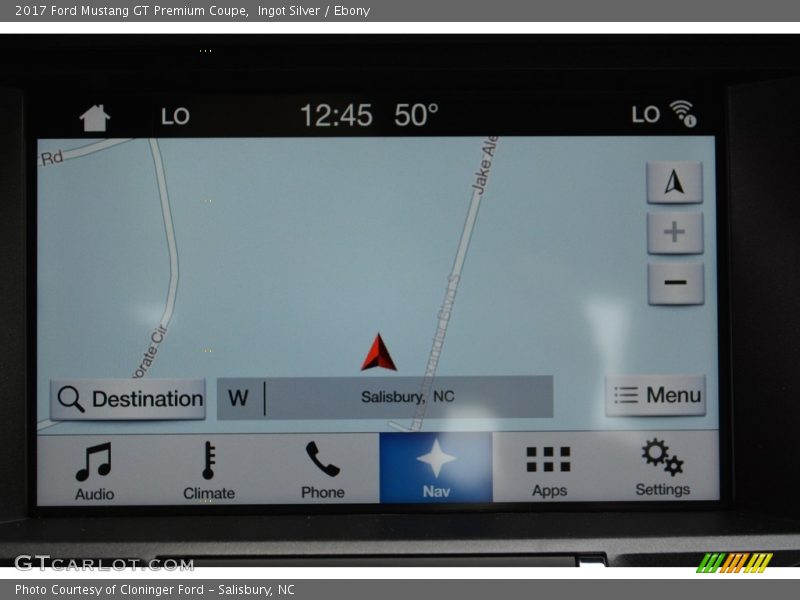 Navigation of 2017 Mustang GT Premium Coupe
