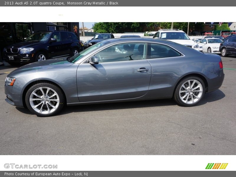 Monsoon Gray Metallic / Black 2013 Audi A5 2.0T quattro Coupe