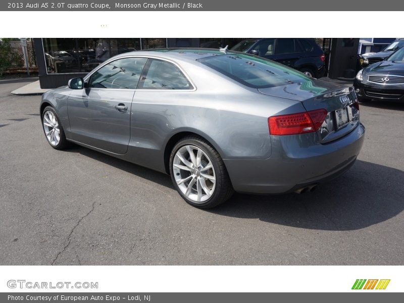 Monsoon Gray Metallic / Black 2013 Audi A5 2.0T quattro Coupe