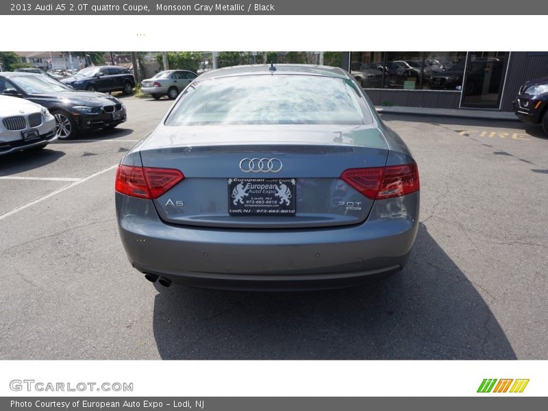 Monsoon Gray Metallic / Black 2013 Audi A5 2.0T quattro Coupe