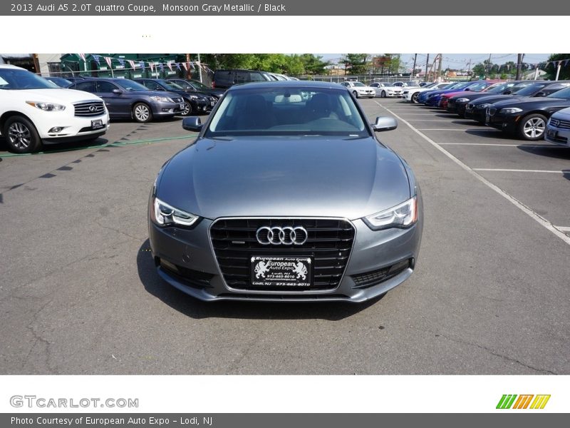 Monsoon Gray Metallic / Black 2013 Audi A5 2.0T quattro Coupe