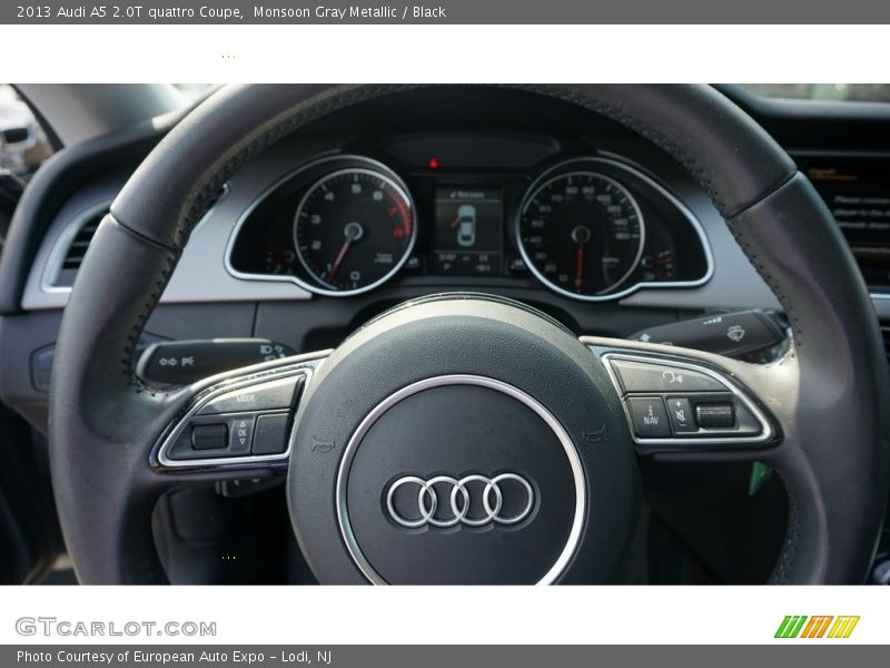 Monsoon Gray Metallic / Black 2013 Audi A5 2.0T quattro Coupe