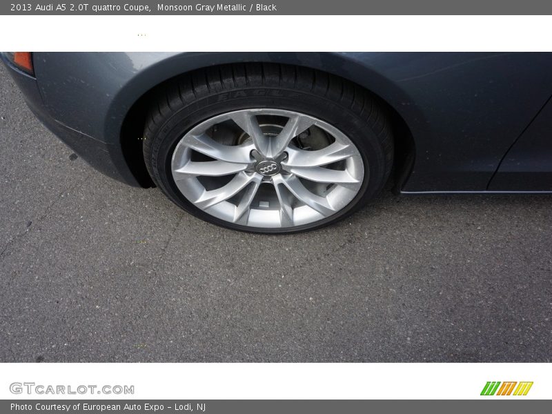 Monsoon Gray Metallic / Black 2013 Audi A5 2.0T quattro Coupe